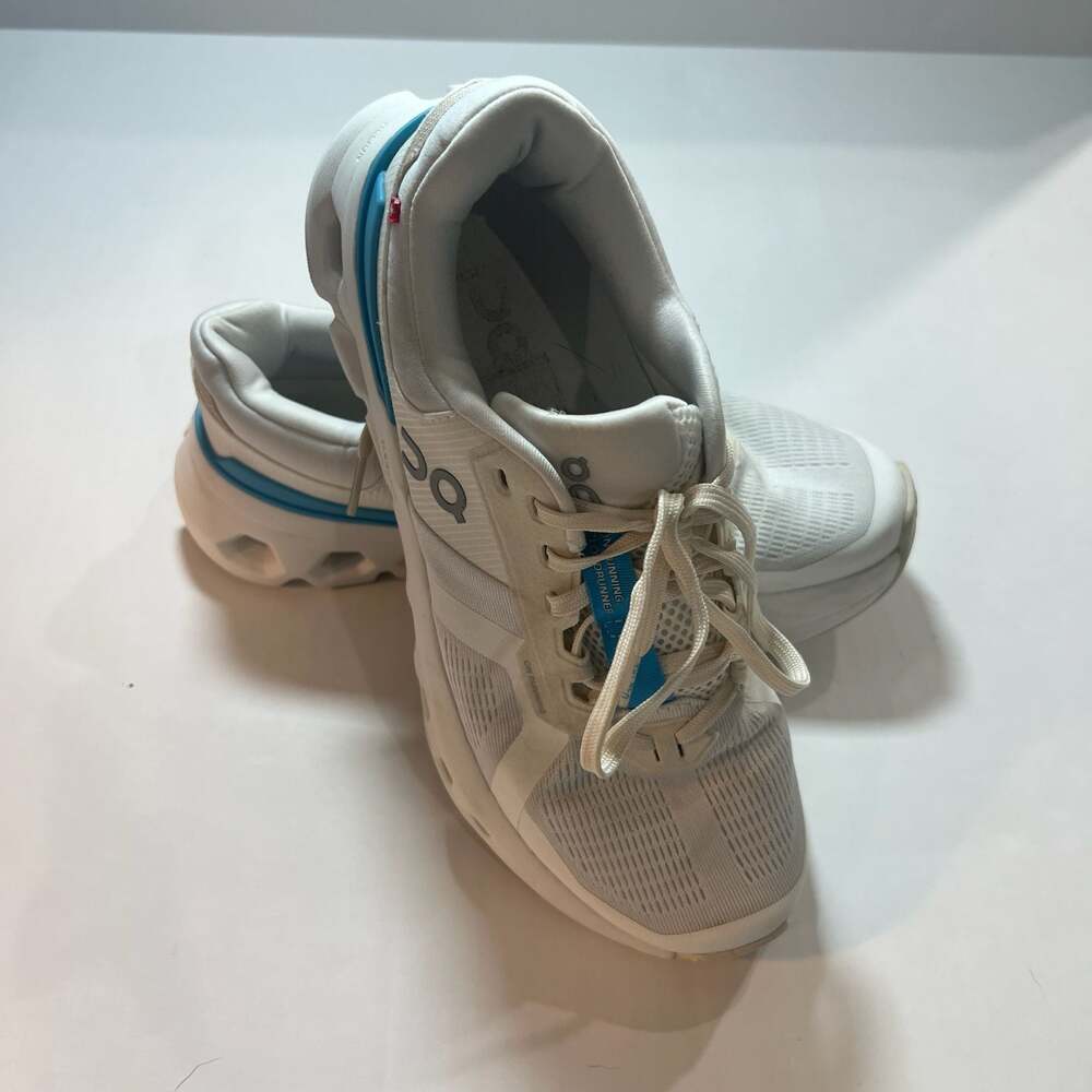 On Running Cloudrunner 2 Women's White/Horizon Running Shoes 8.5